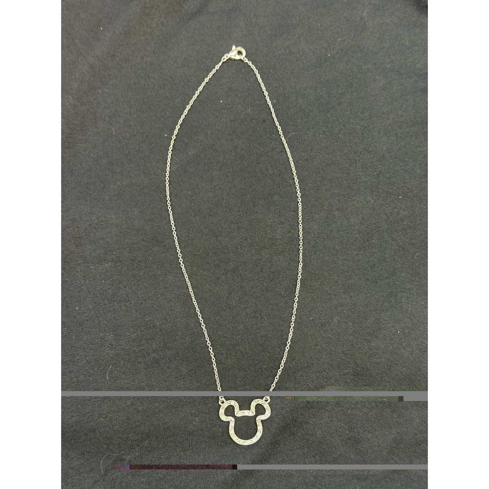 Disney Mickey Mouse Silver Necklace